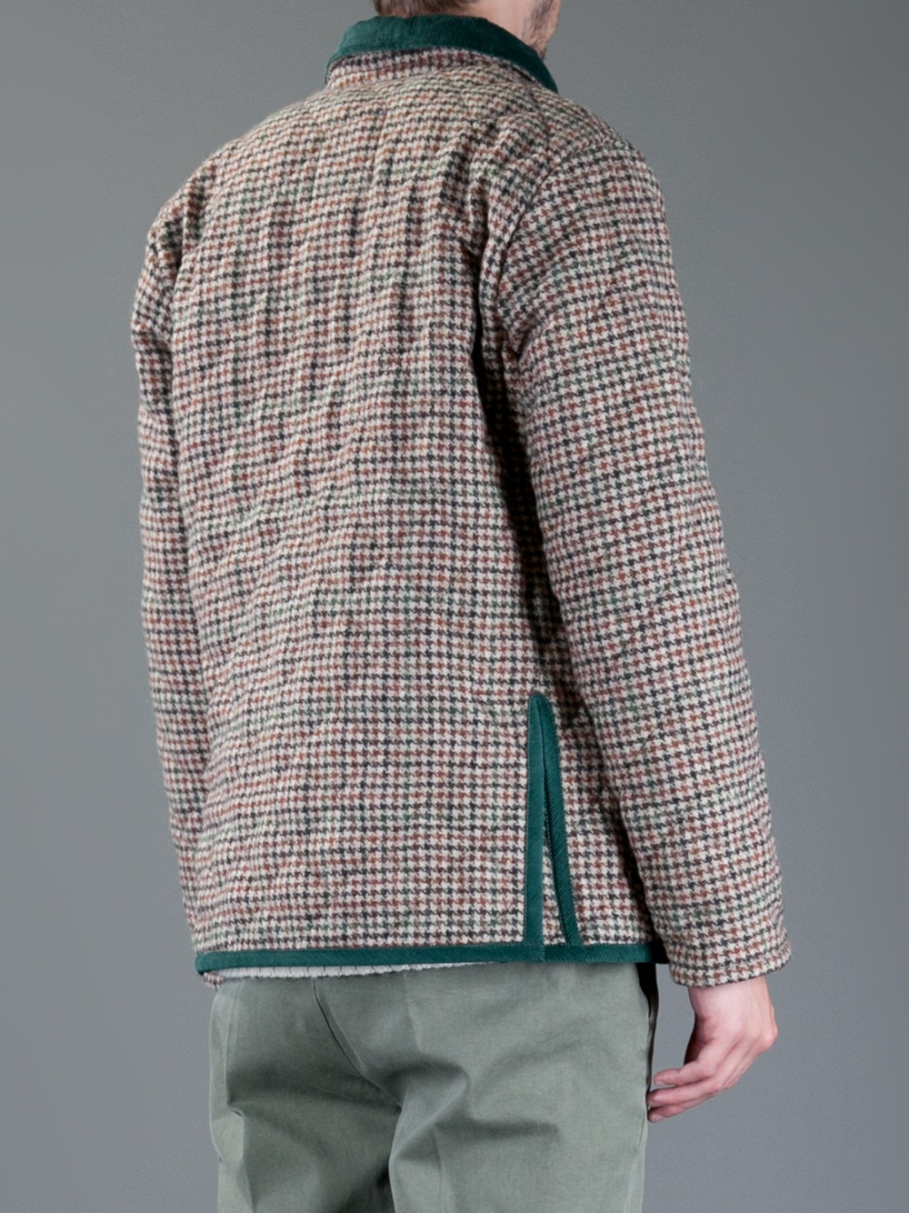 Lavenham Tweed Padded Jacket in Brown for Men Lyst