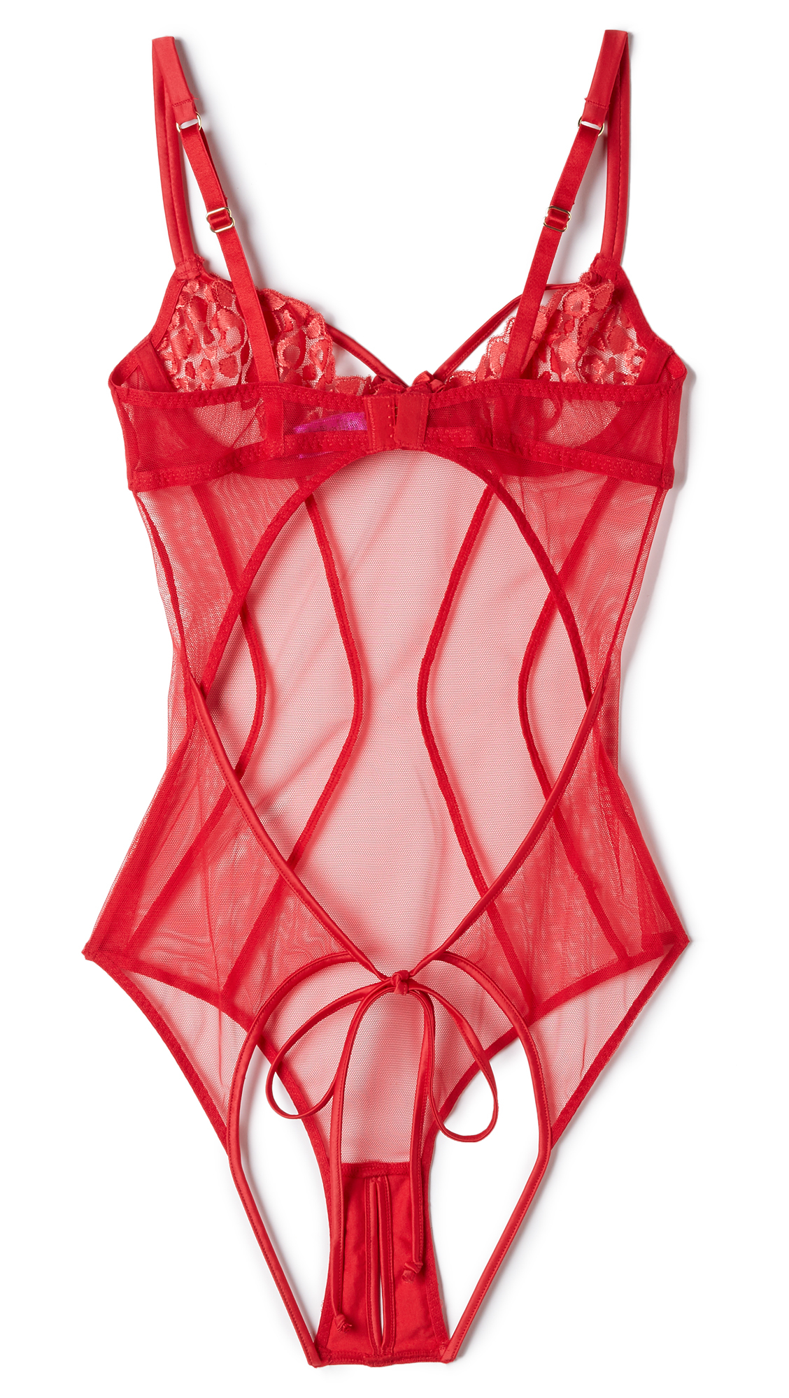 L'Agent by Agent Provocateur Odessa Bodysuit in Ruby (Red) - Lyst