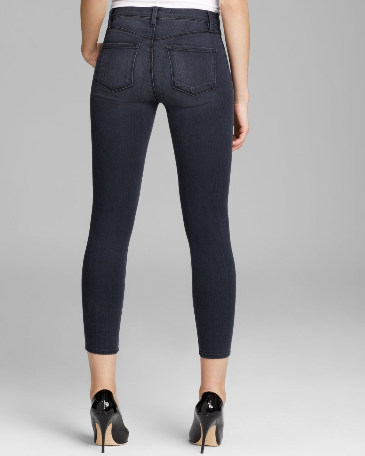 j brand alana high rise crop black