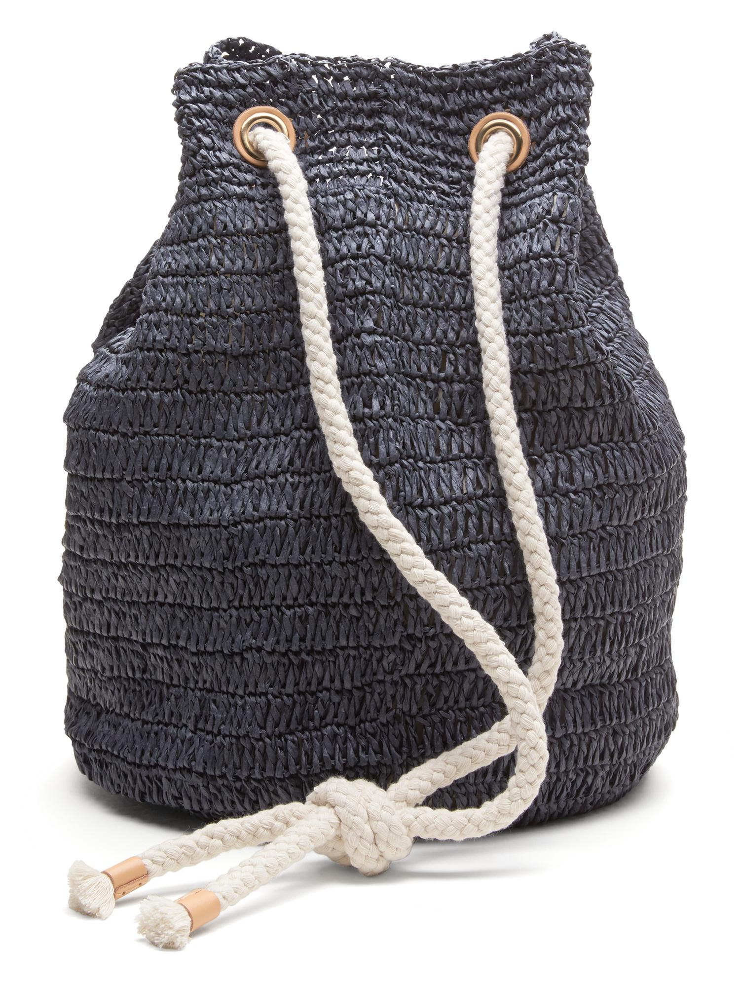 Banana Republic Straw Beach Bag in Blue (Navy) Lyst