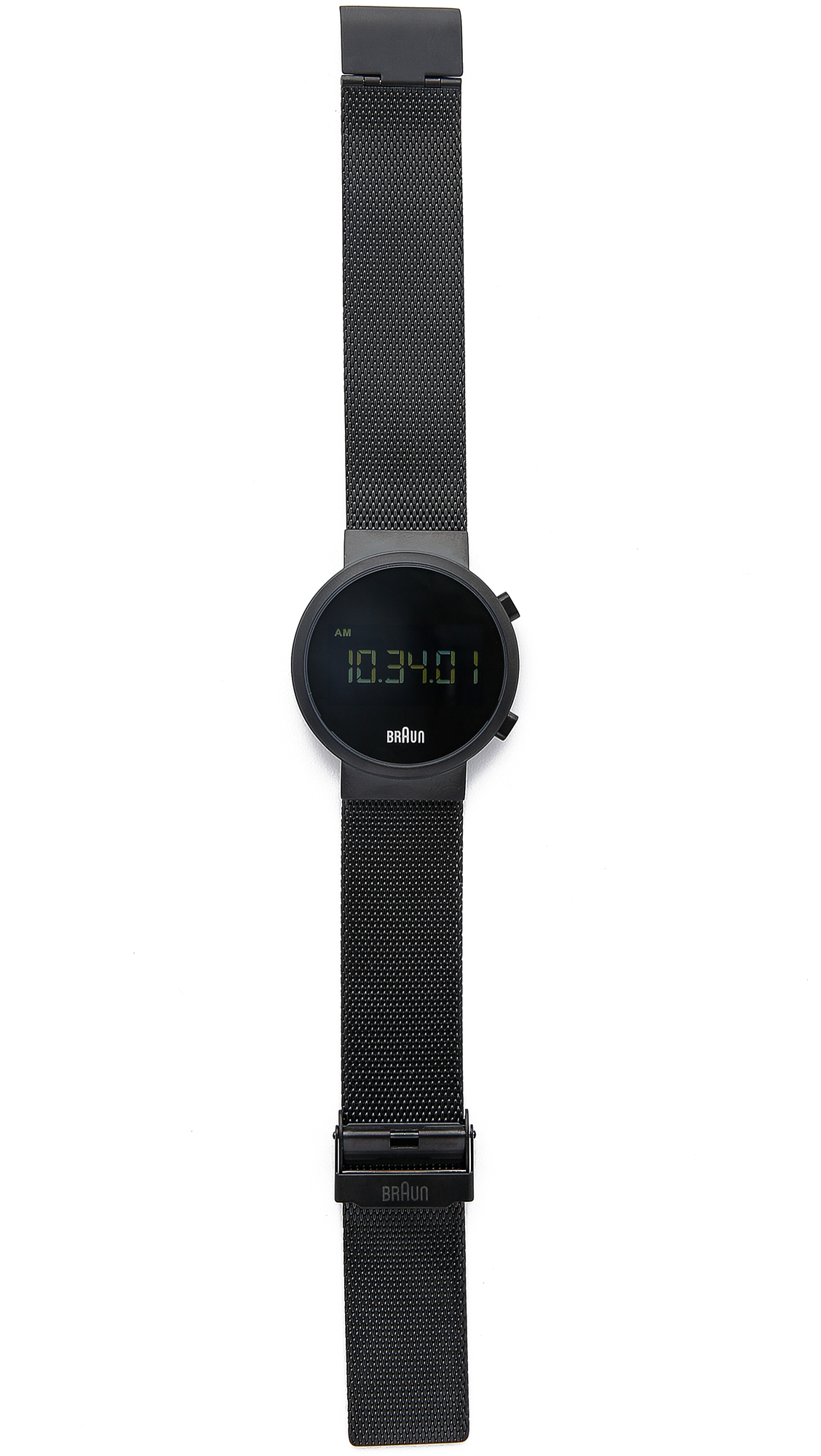 round digital watch