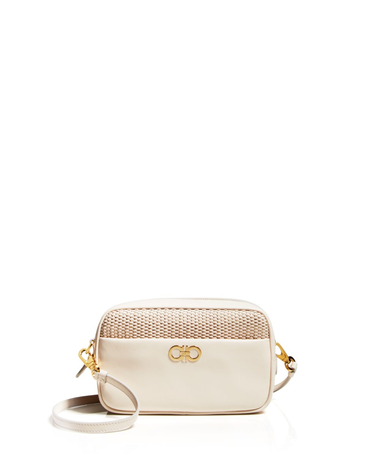 Ferragamo Crossbody Gancini Camera Bag in Natural Lyst