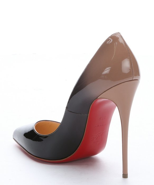 louboutin's pigalle follies patent degrade