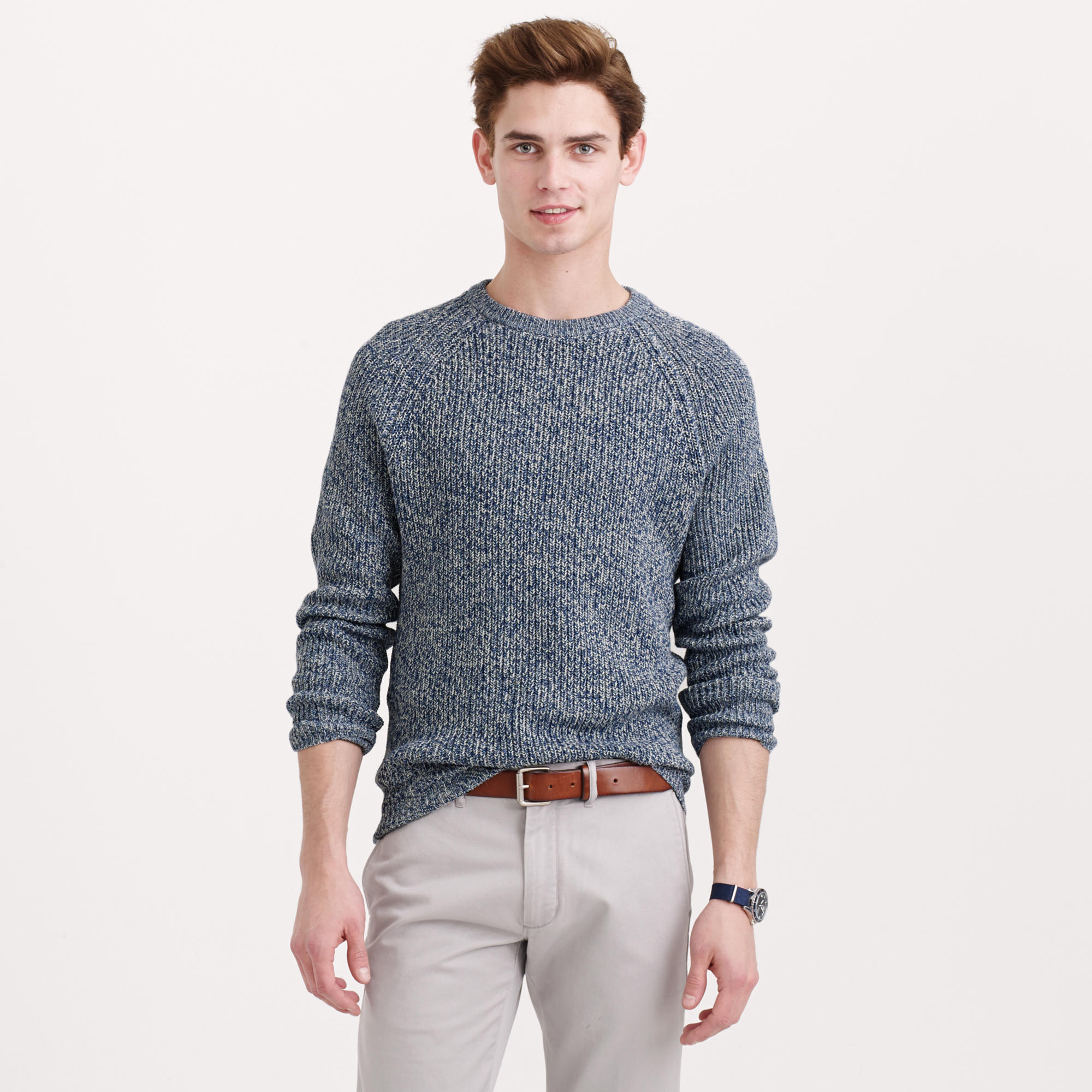 j crew cotton crewneck sweater