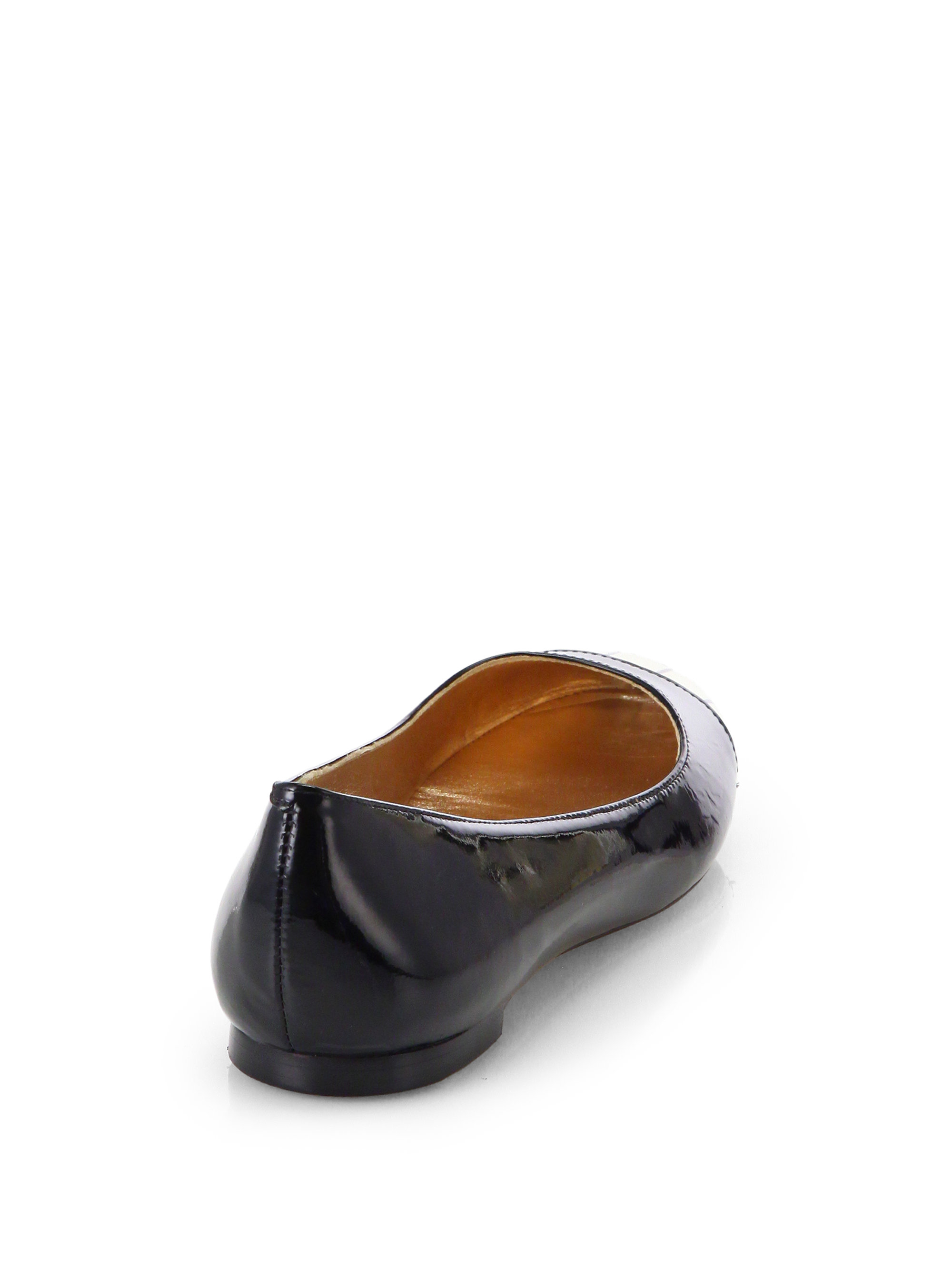 Kate Spade Jazz Piano Patent Leather Ballet Flats in Black Lyst