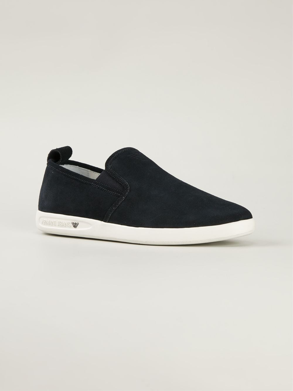 armani slip on sneakers