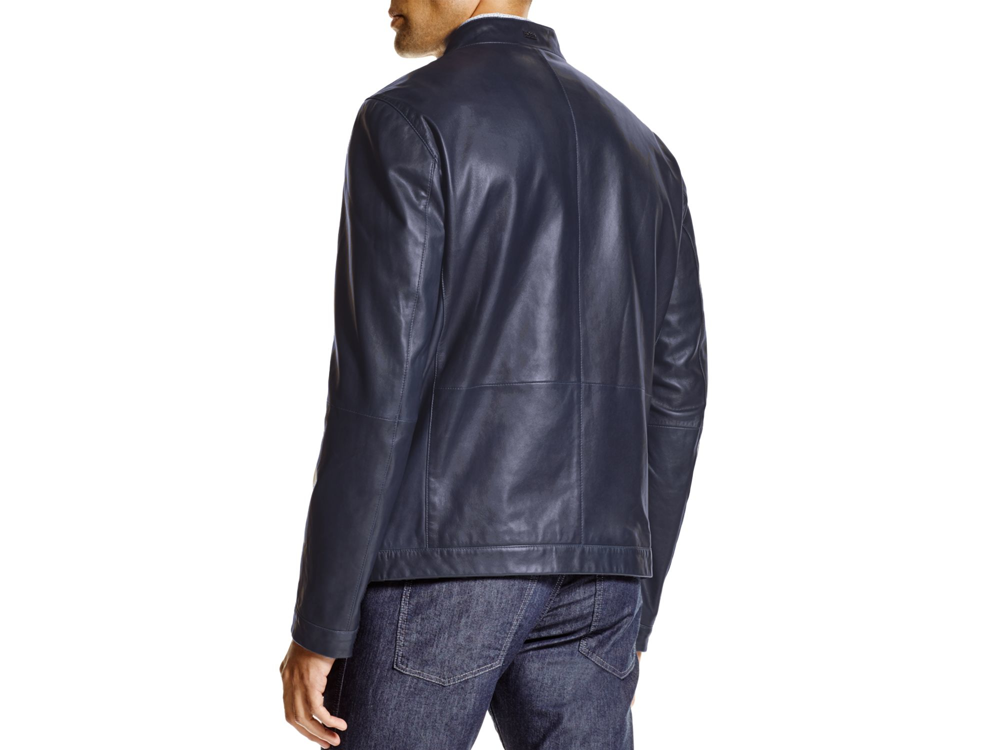 hugo boss navy leather jacket Cheaper Than Retail Price> Buy Clothing,  Accessories and lifestyle products for women & men -