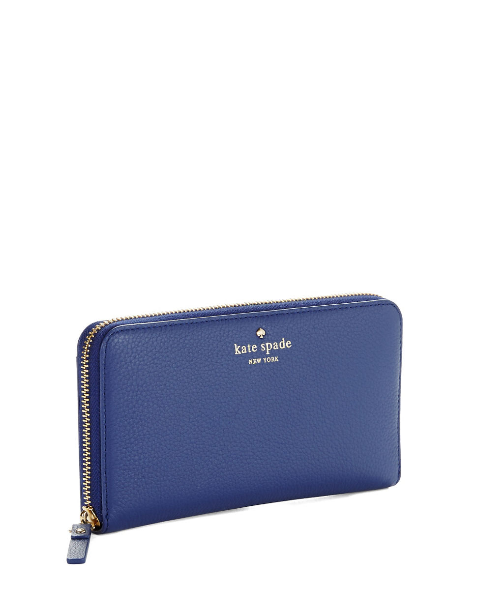 Kate Spade Cobble Hill Lacey Continental Wallet in Blue (antlantic blue ...