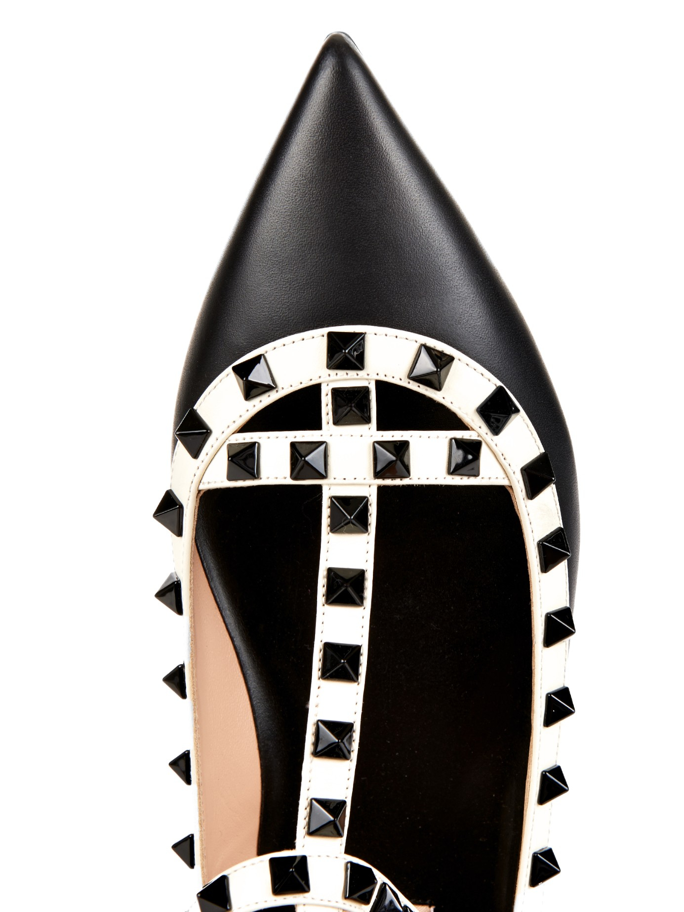 valentino black flats