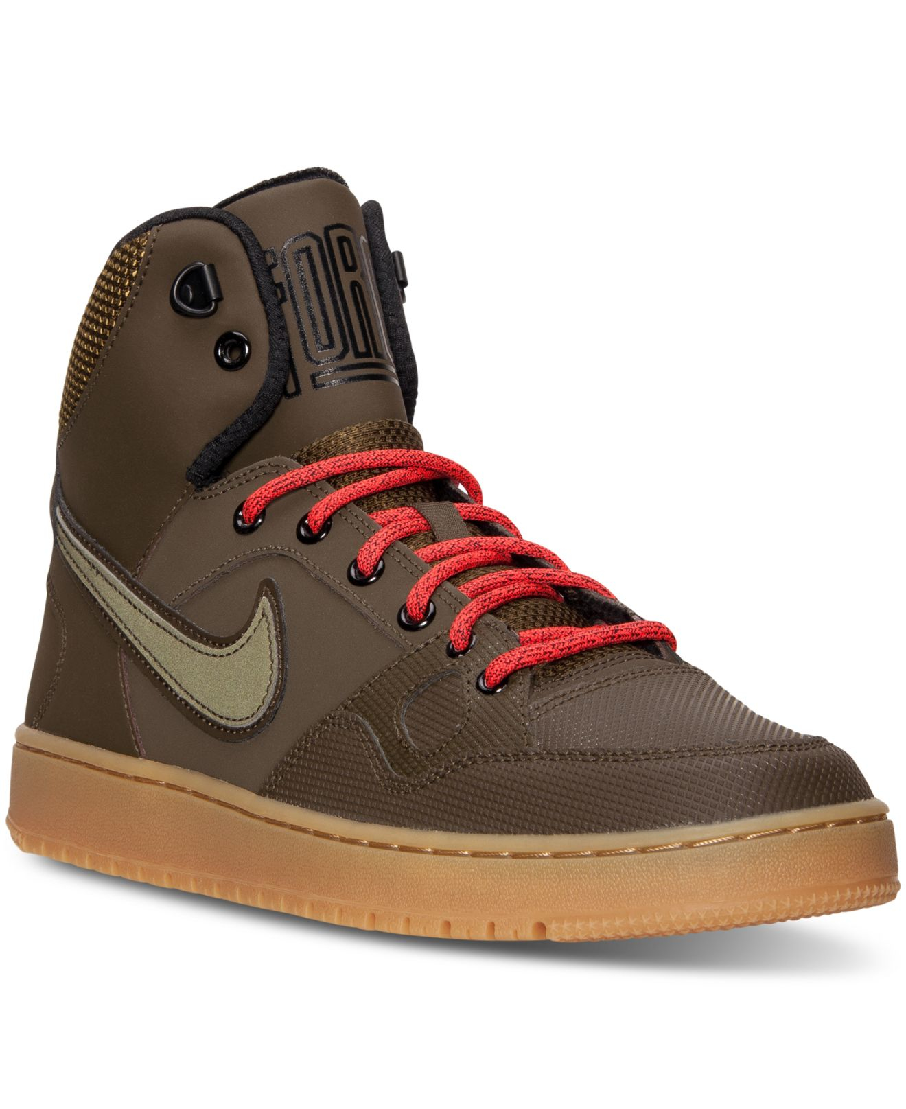 nike son of force mid winter green