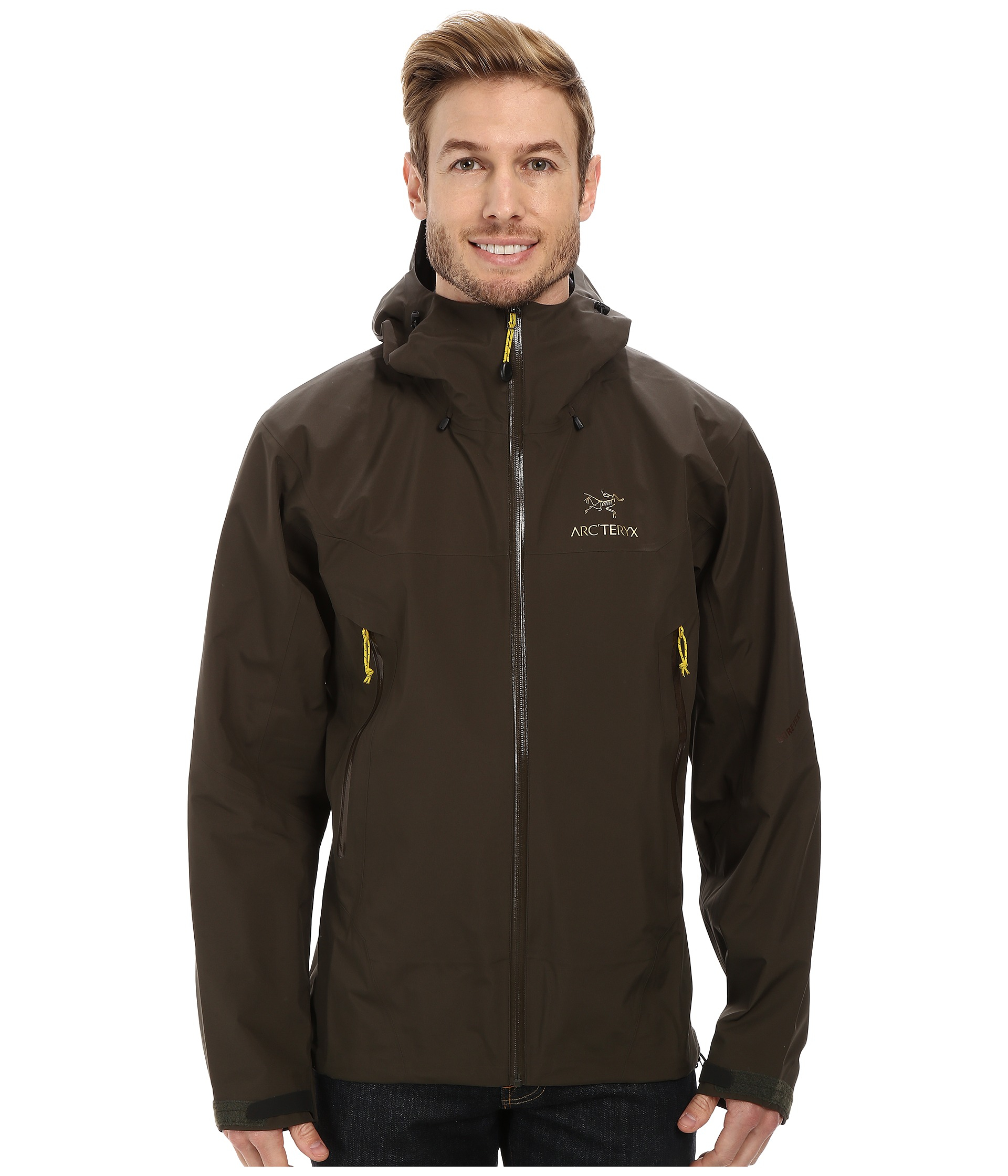 Arc'teryx Zeta Ar Stormhood Jacket in Brown Lyst