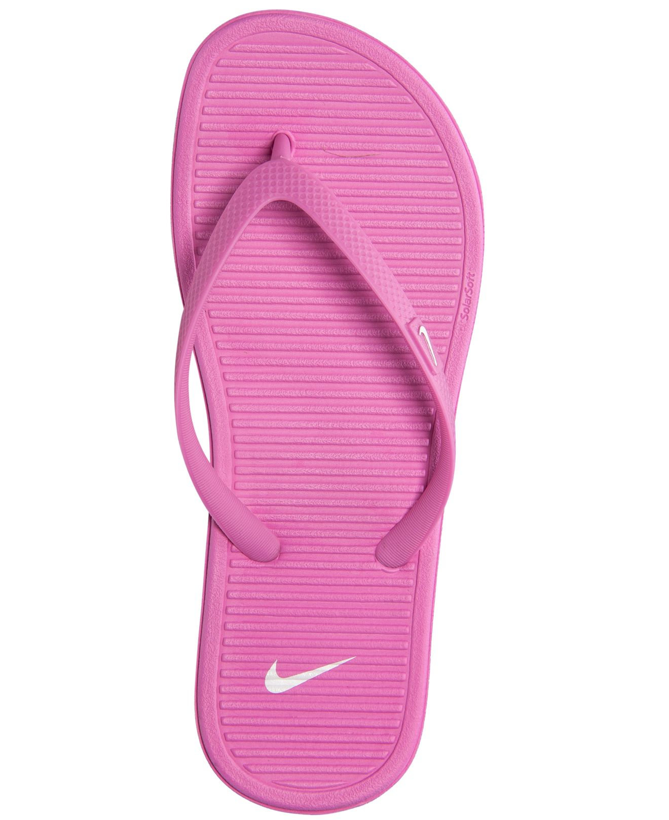 nike flip flops women pink