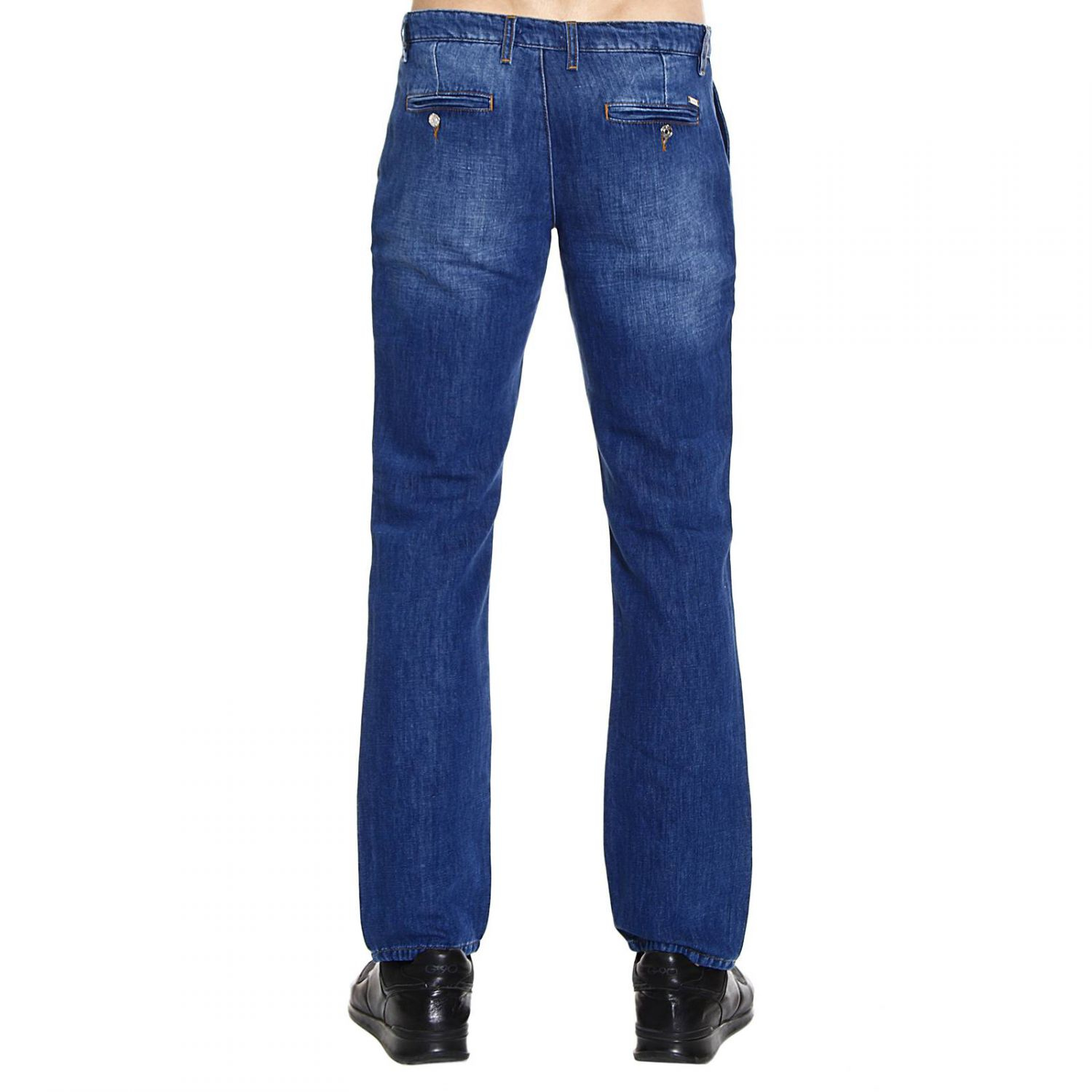 Iceberg Jeans Slant Pocket Denim in Blue for Men | Lyst