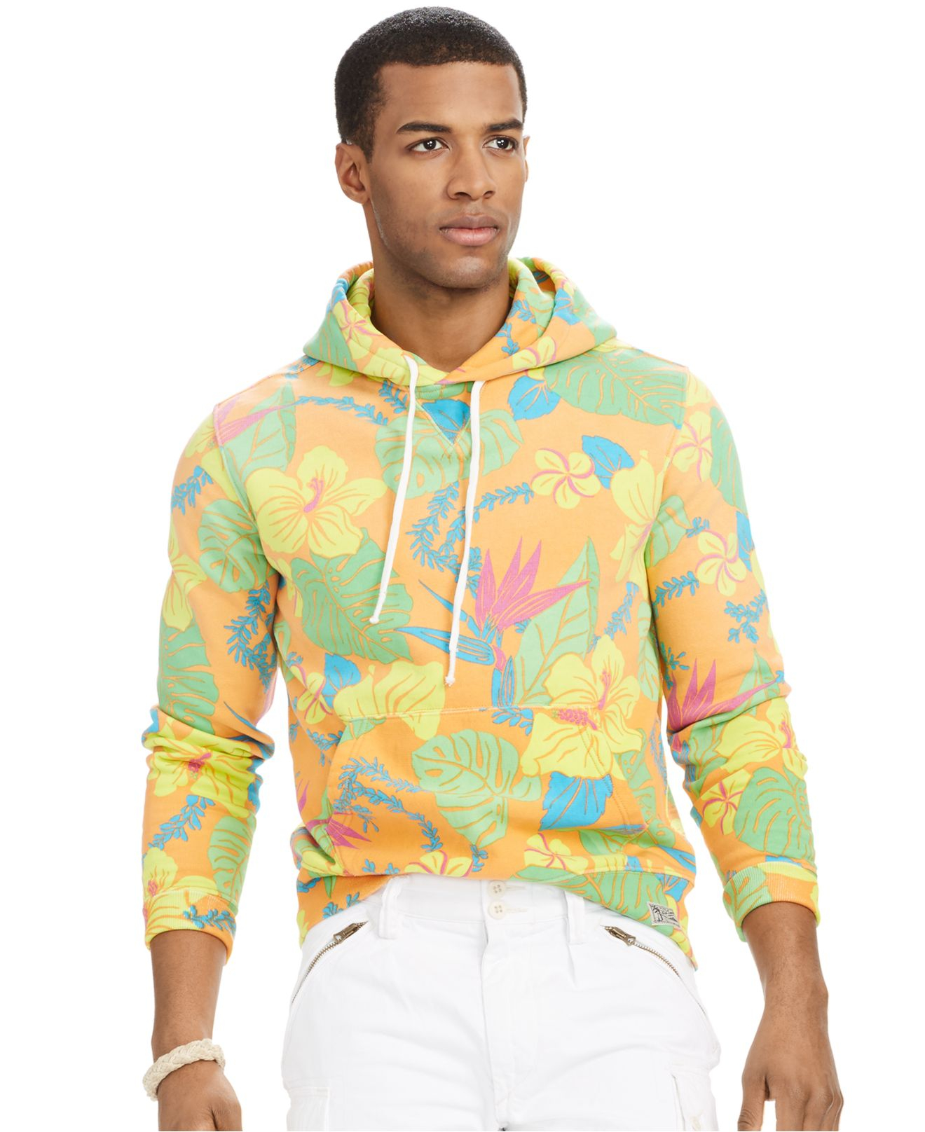 Polo Ralph Lauren Floral Fleece Hoodie for Men | Lyst