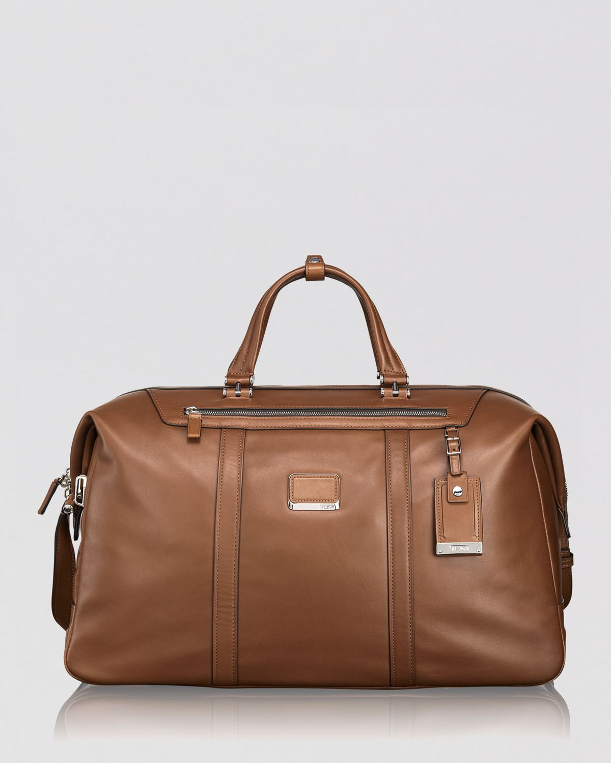 Tumi Astor San Remo Leather Duffel in Brown for Men | Lyst