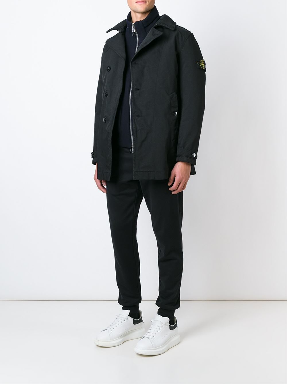 stone island raincoat
