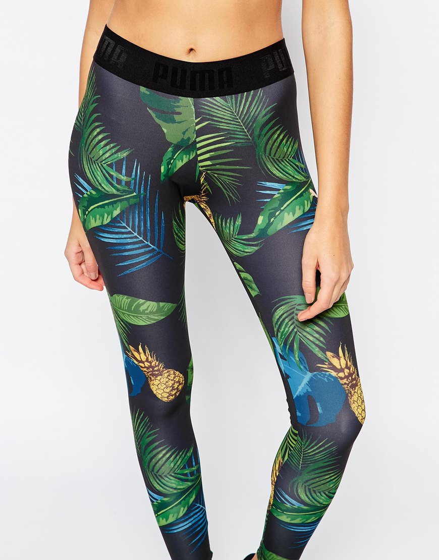 puma pineapple leggings off 55% - www 