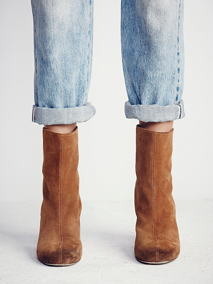 cecile block heel bootie