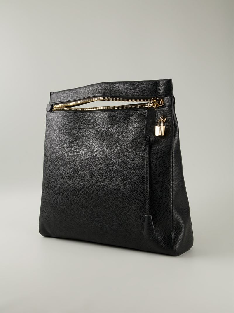 Tom Ford 'Alix' Medium Clutch Bag in Black | Lyst