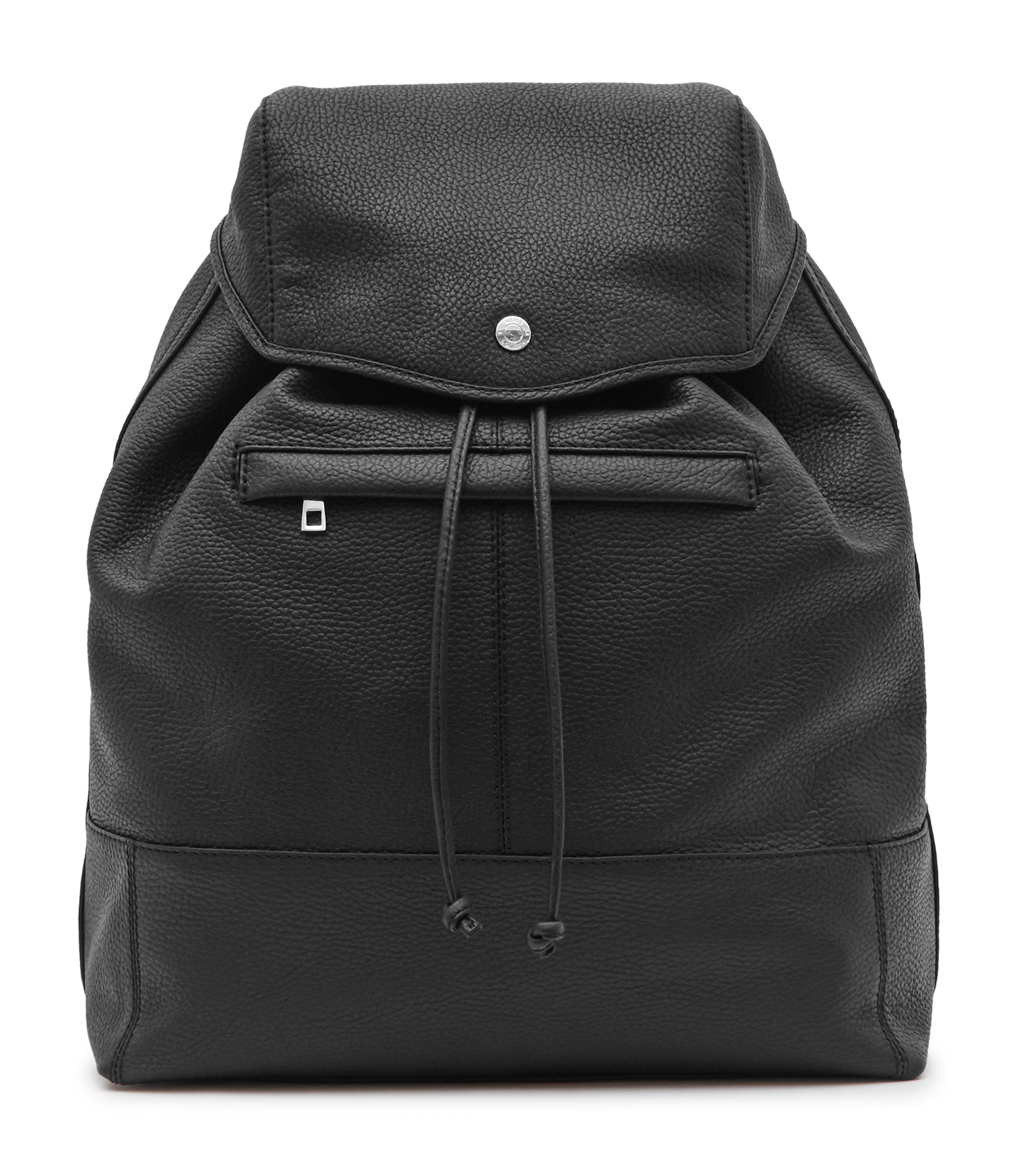 reiss leather backpack