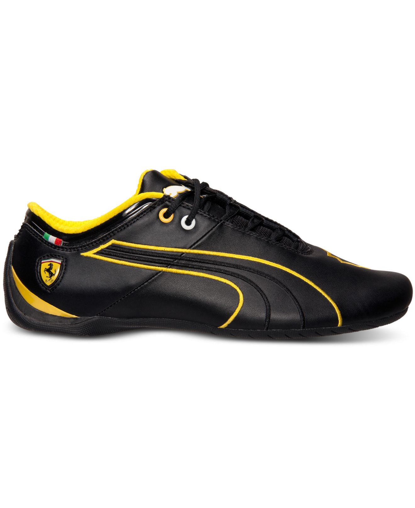 PUMA Lace Men's Future Cat M1 Sf Ferrari Casual Sneakers From Finish Line  in Black/Yellow (Yellow) for Men | Lyst