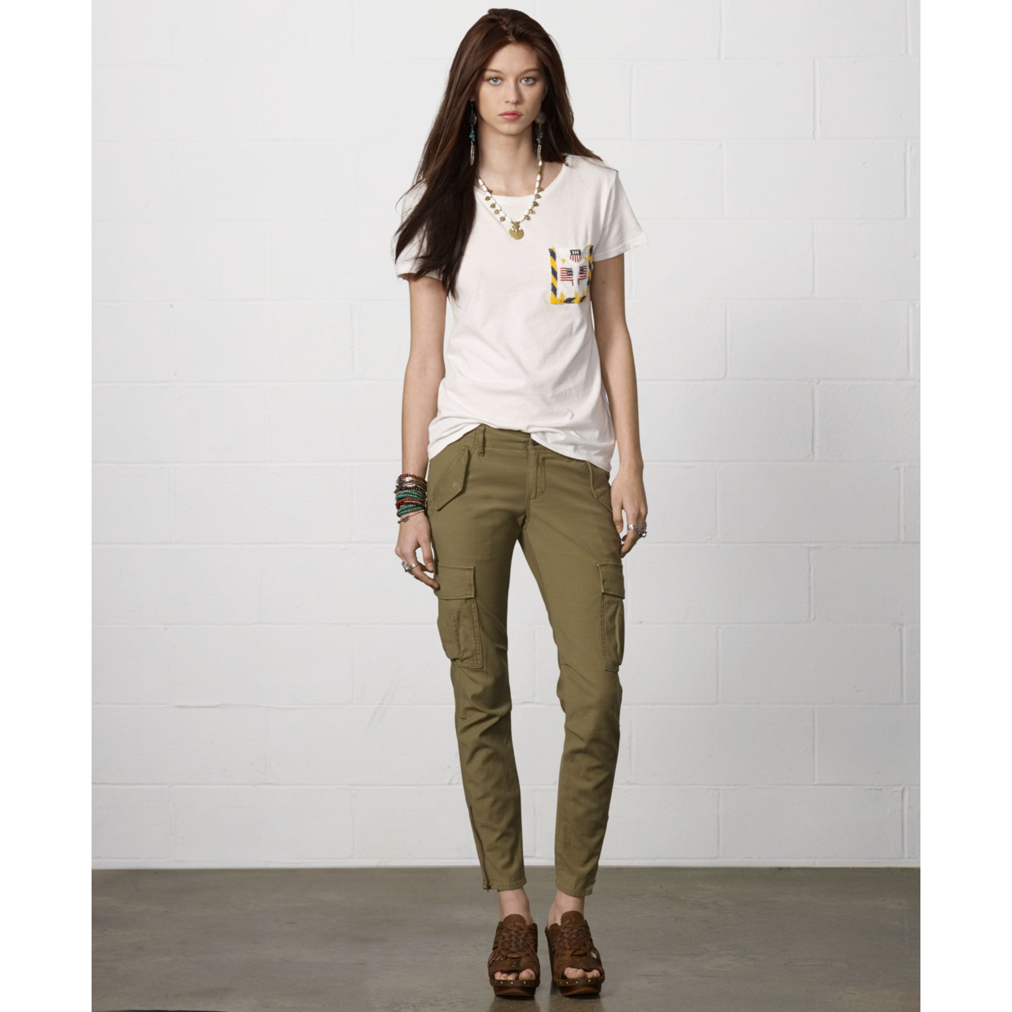 ralph lauren cargo pants womens