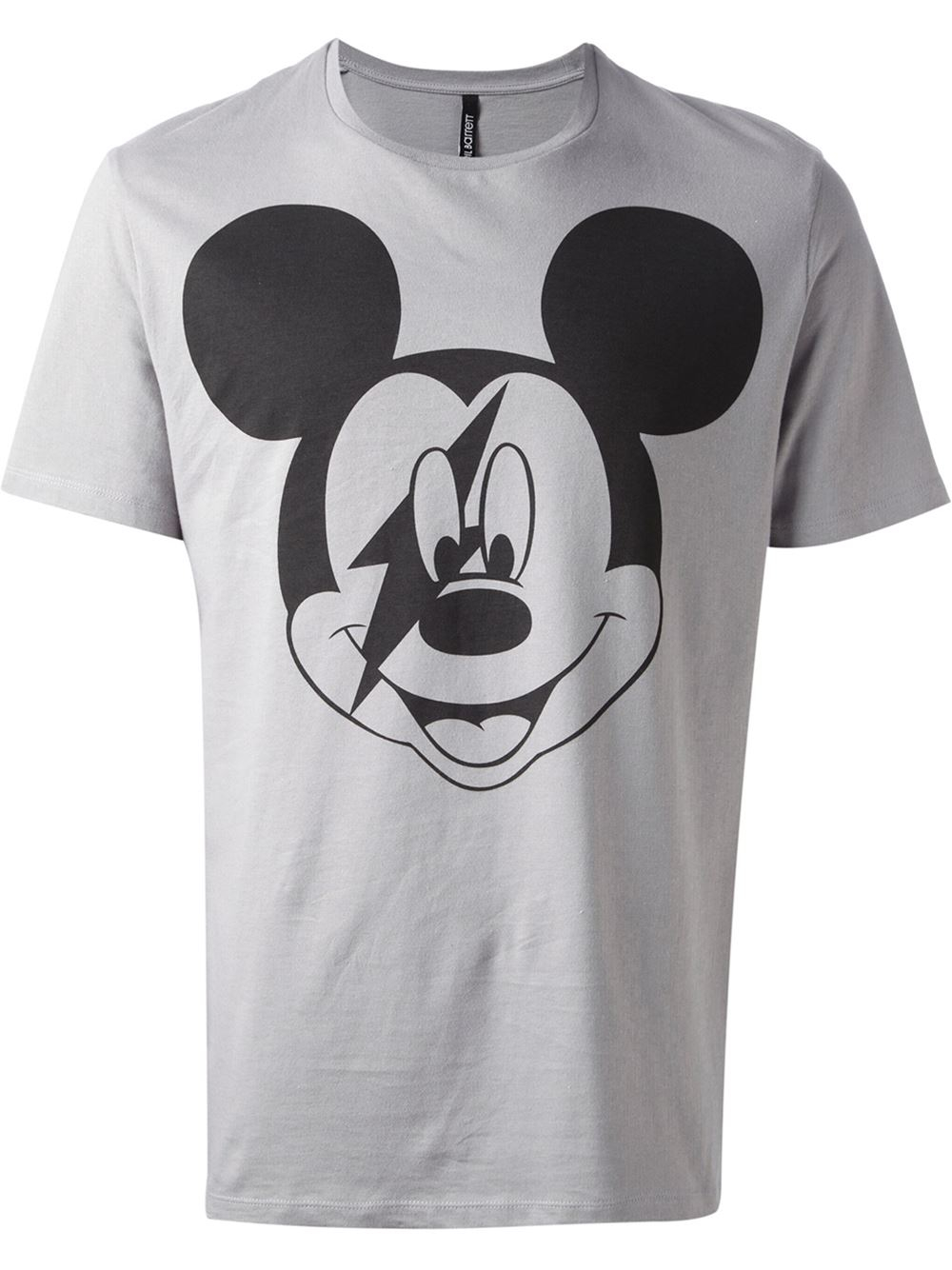 Neil Barrett Mickey Mouse Tshirt in Grey (Gray) for Men - Lyst