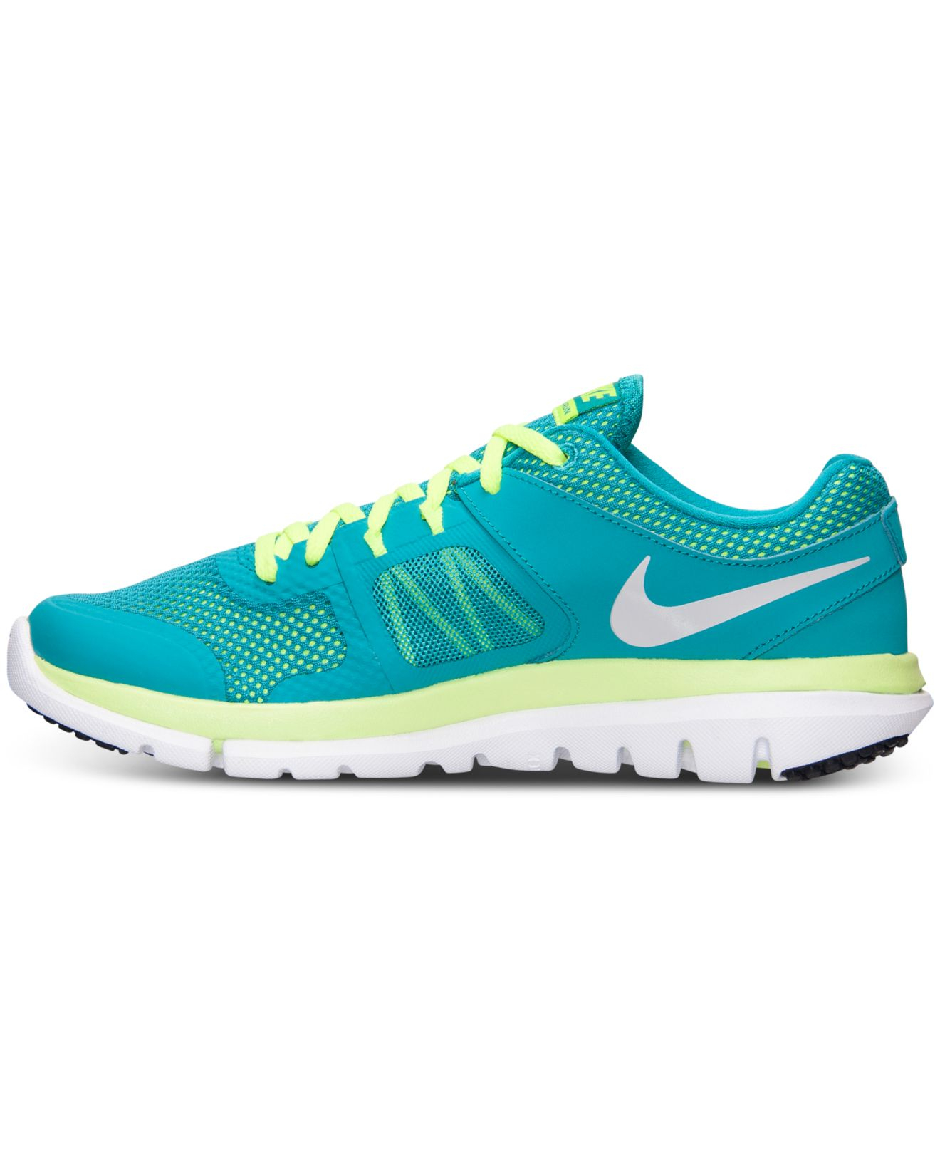 Nike Women'S Flex Run 2014 Running Sneakers From Finish Line in Blue - Lyst