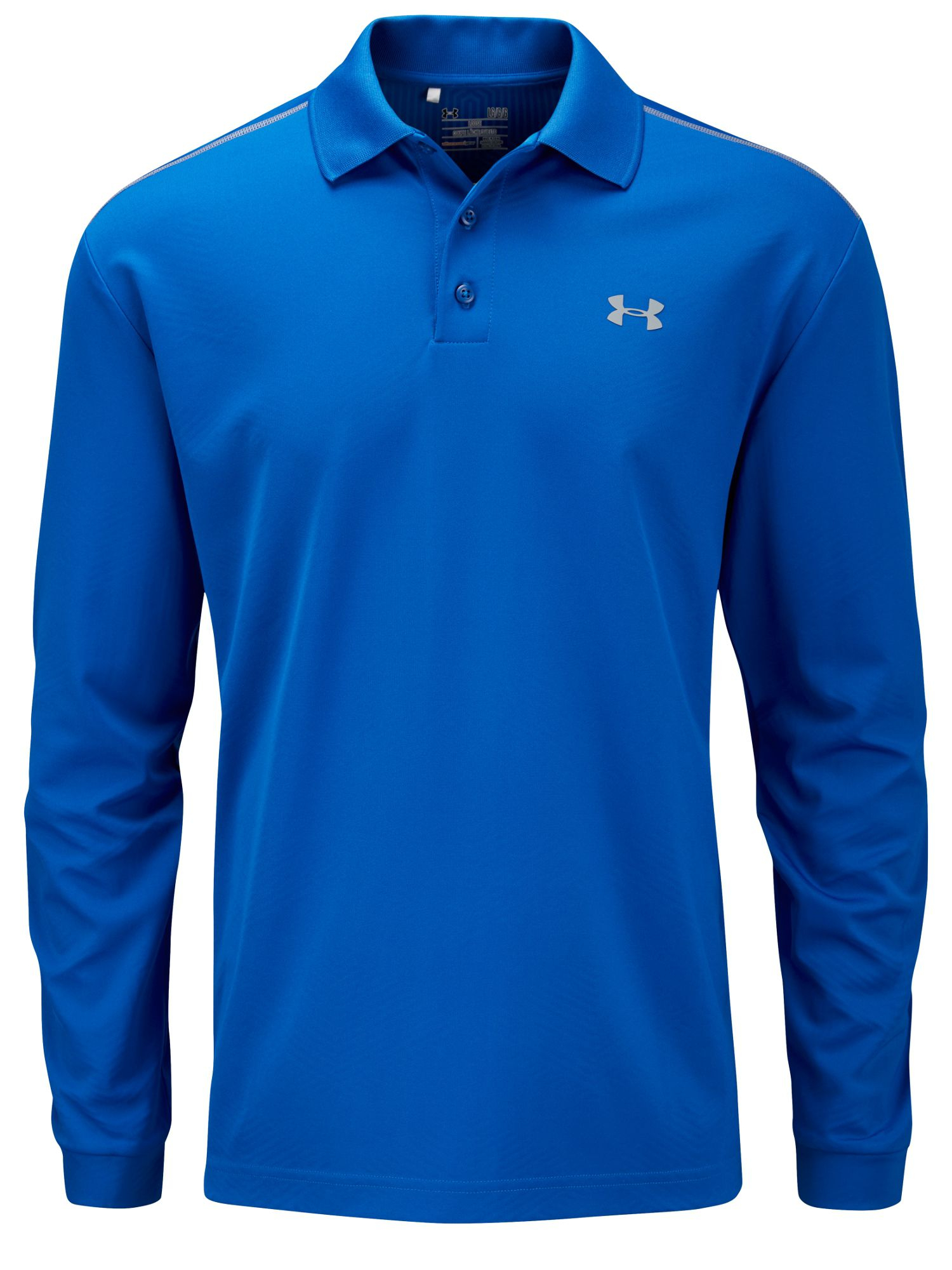  Under  armour  Coldgear Infrared Long Sleeved Polo  in Blue 