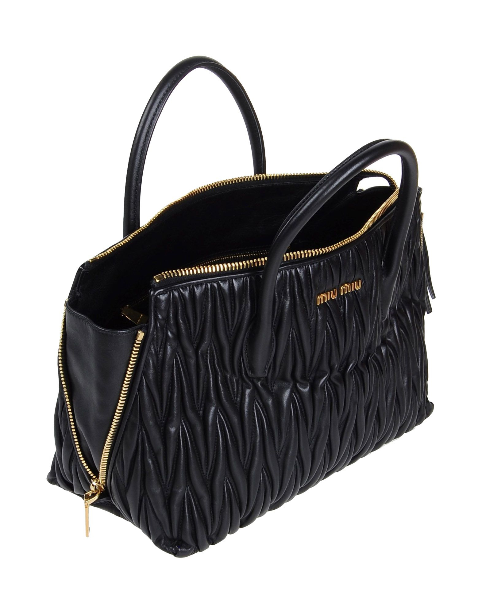Lyst Miu Miu Handbag in Black