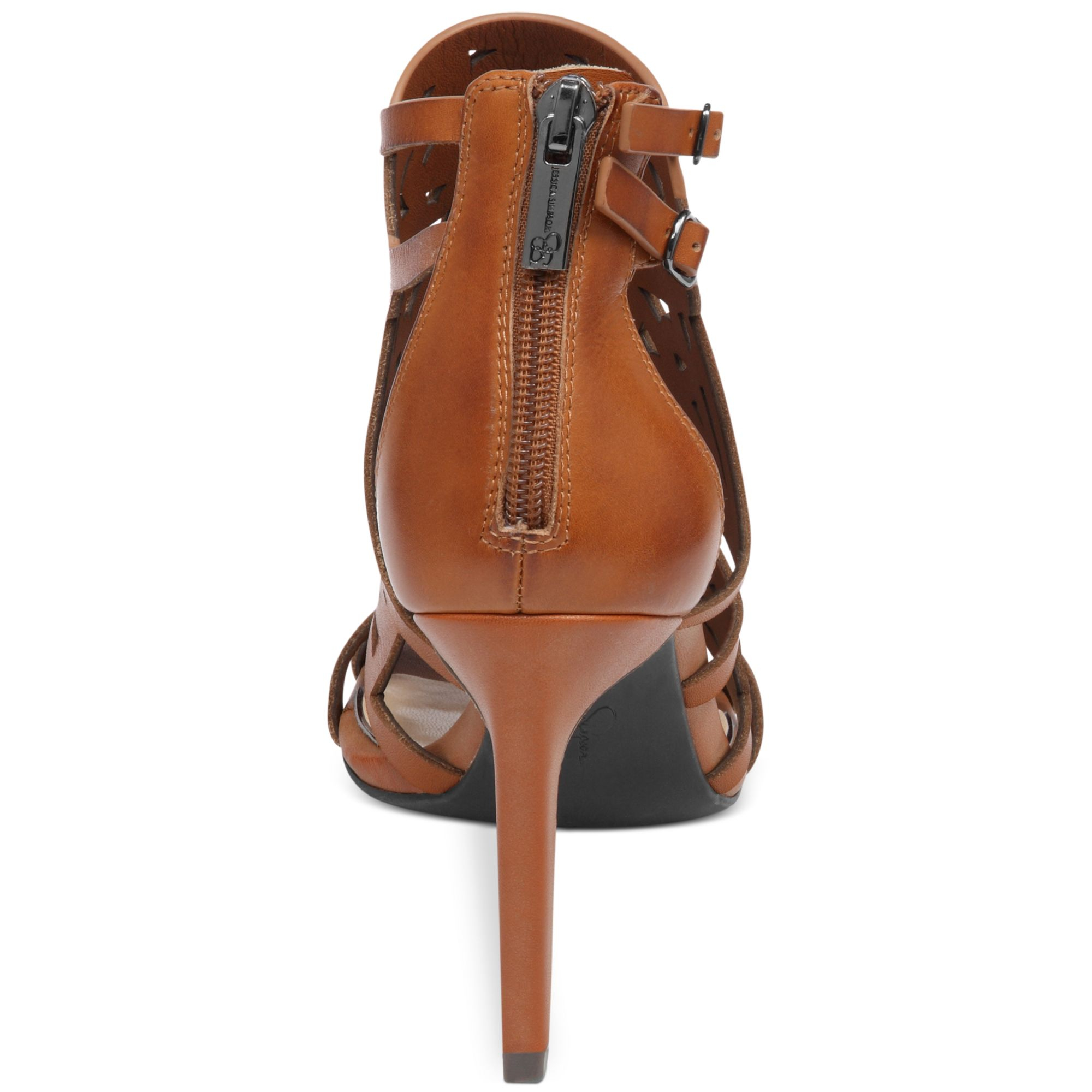 jessica simpson cognac pumps