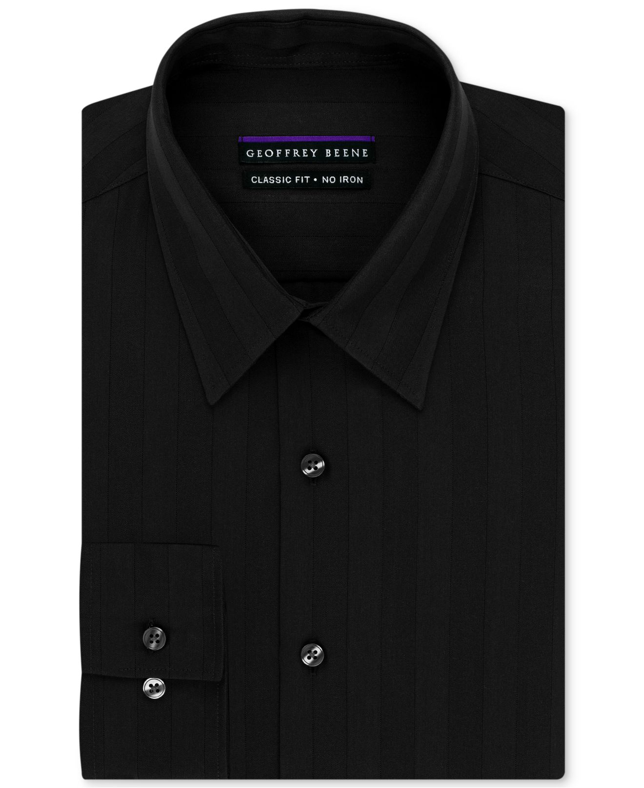 Lyst - Geoffrey Beene Non-Iron Tonal Stripe Dress Shirt in Gray for Men