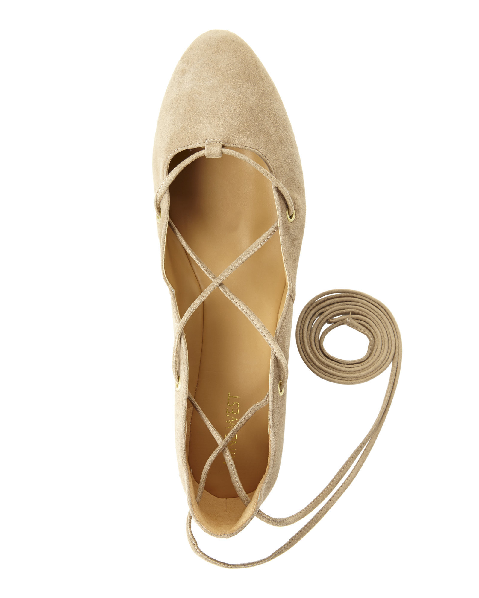 nine west lace up flats