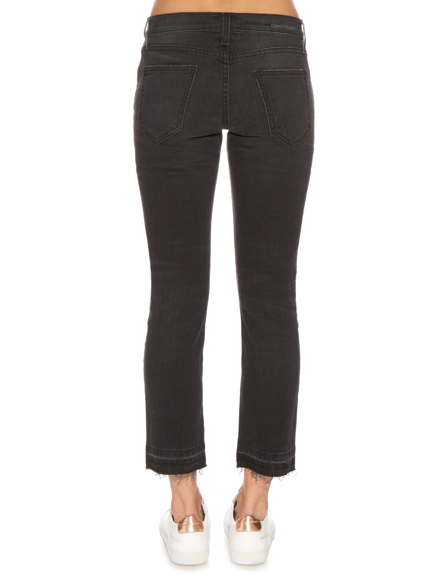 current elliott cropped straight jeans