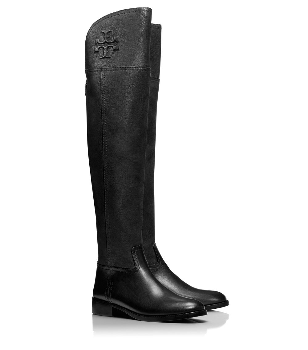 Tory Burch Simone Over-The-Knee Boot in Black | Lyst