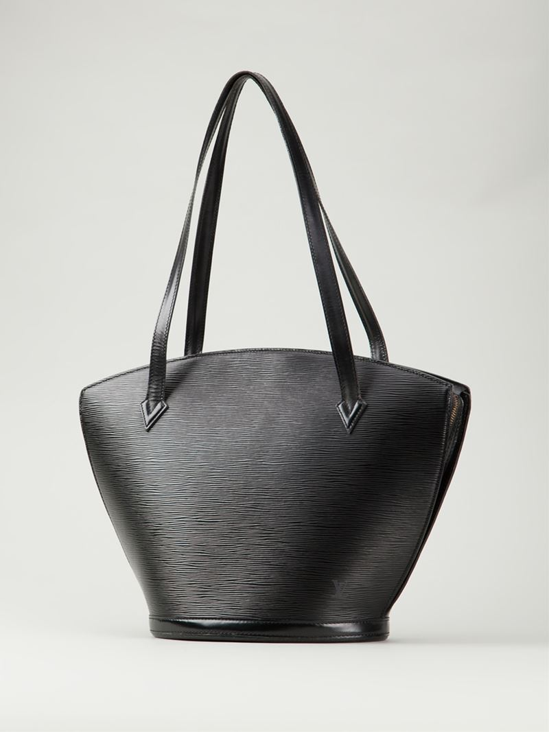 Louis Vuitton Leather Saint Jacques Shoulder Bag in Black - Lyst