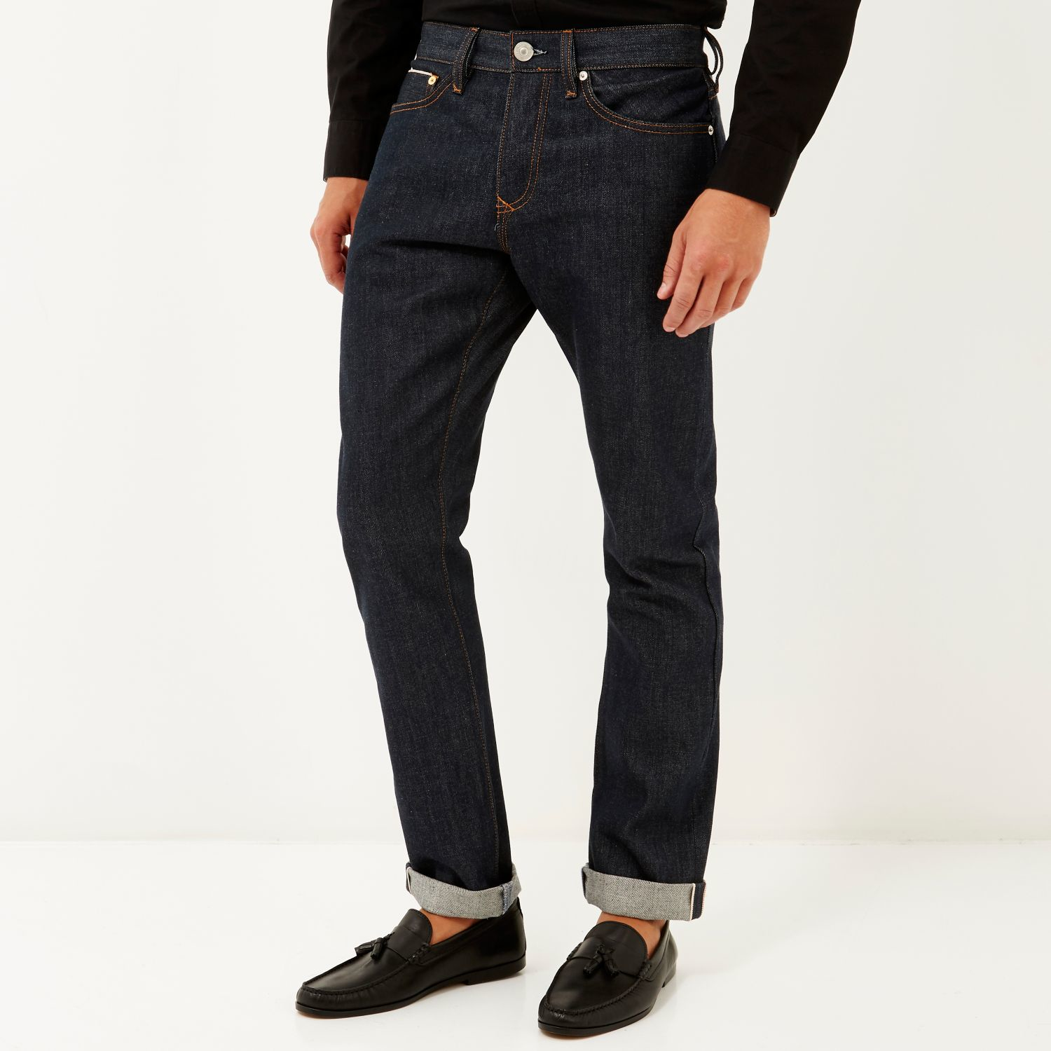dark selvedge jeans