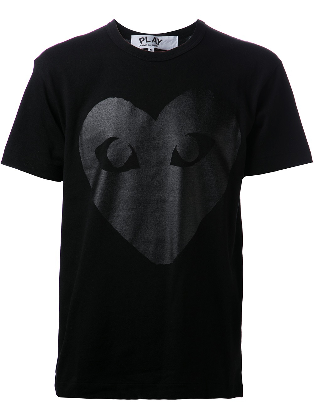 Play comme des garçons Heart Print T-shirt in Black for Men | Lyst