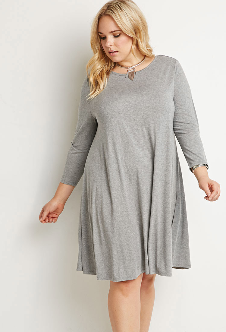 Lyst - Forever 21 Plus Size Cutout-back Trapeze Dress You've Been Added ...