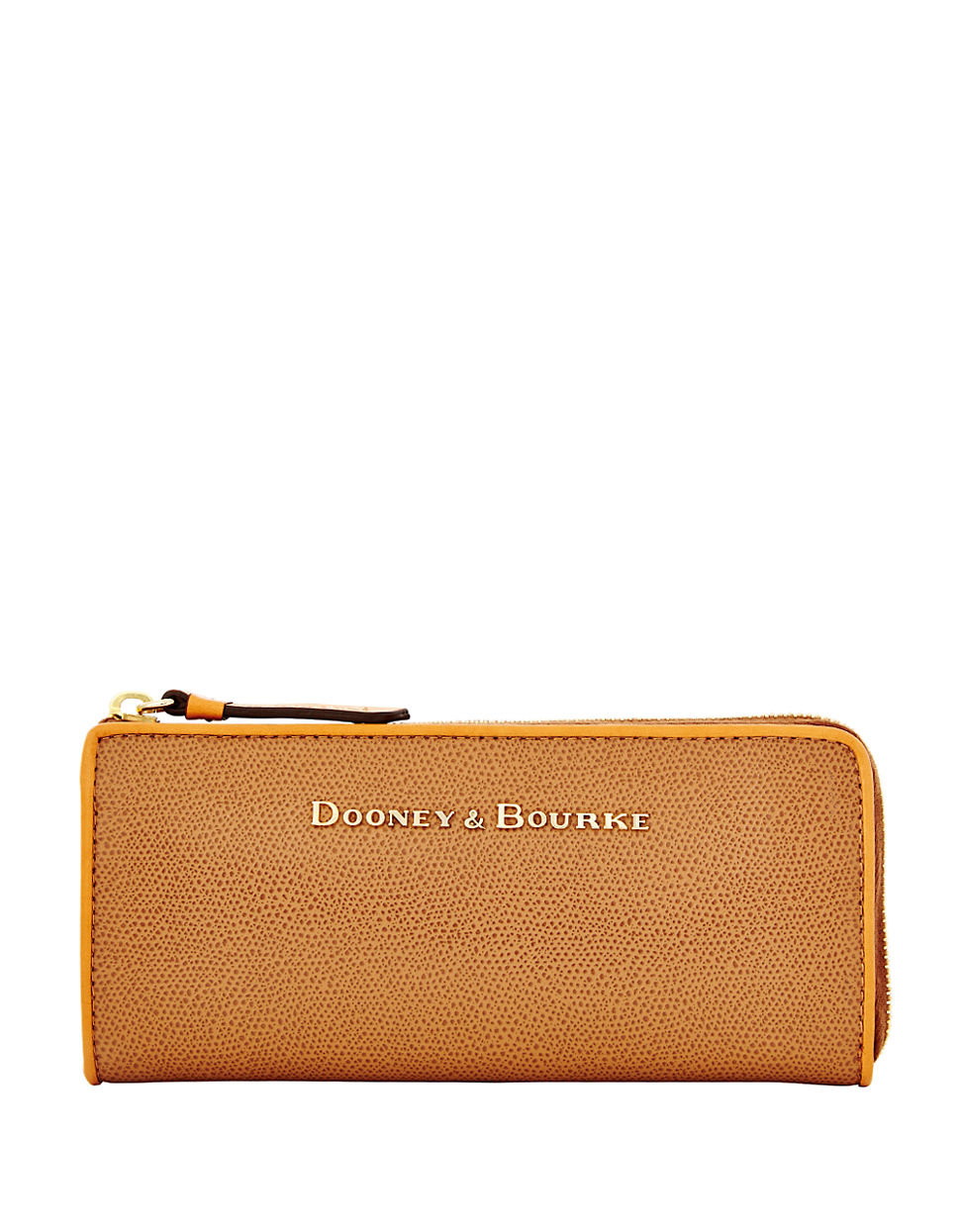 Dooney & Bourke Claremont Leather Wallet in Brown (Tan) | Lyst
