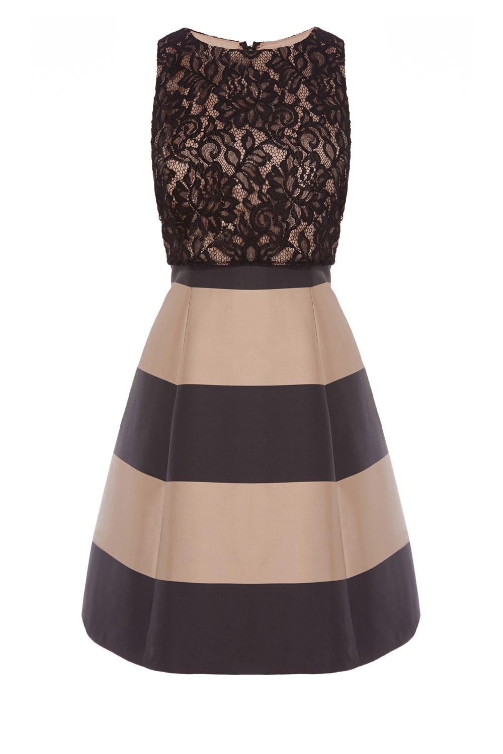 black and gold coast dress