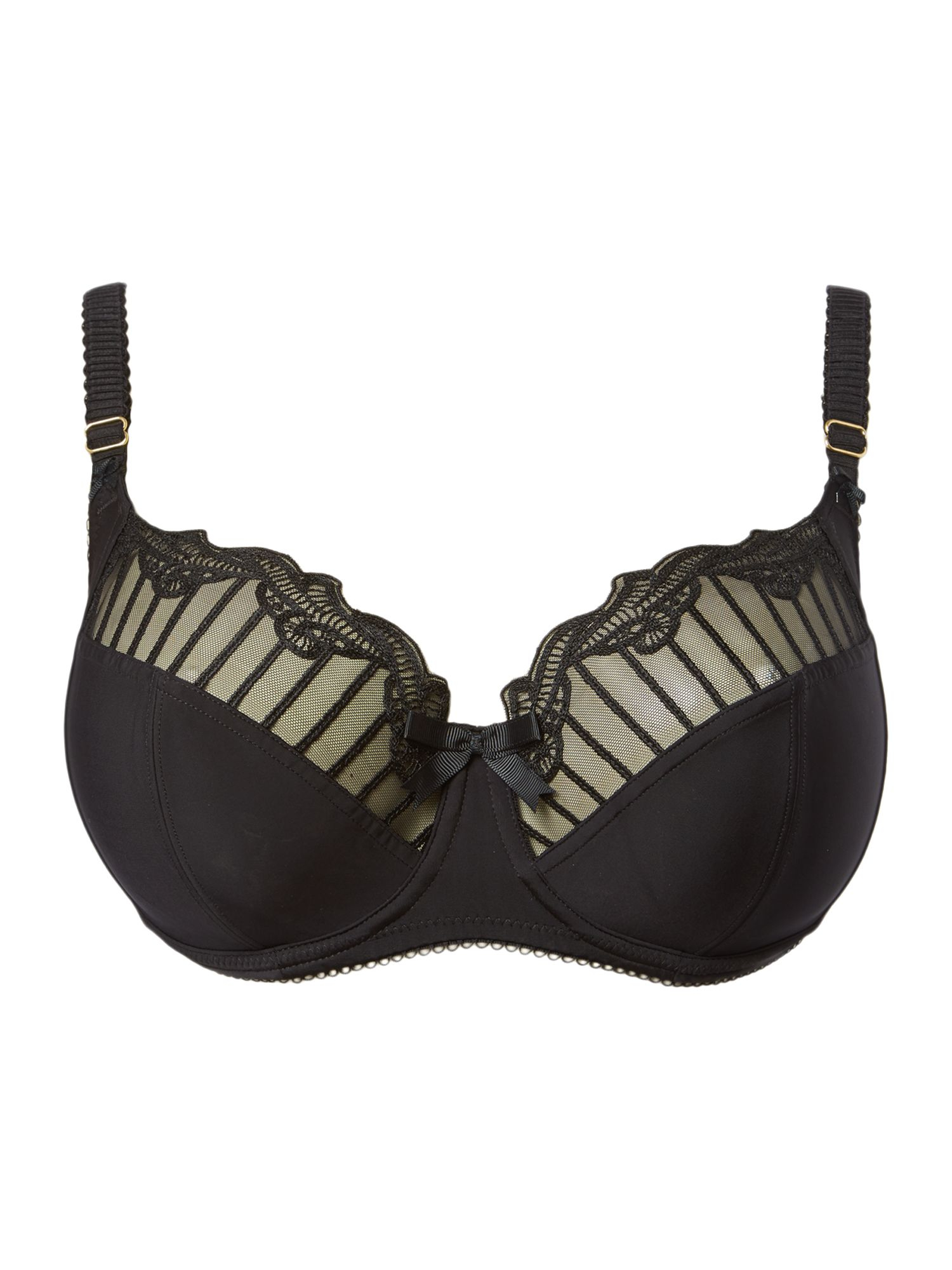 Charnos Sienna Full Cup Bra With Side Support in Black