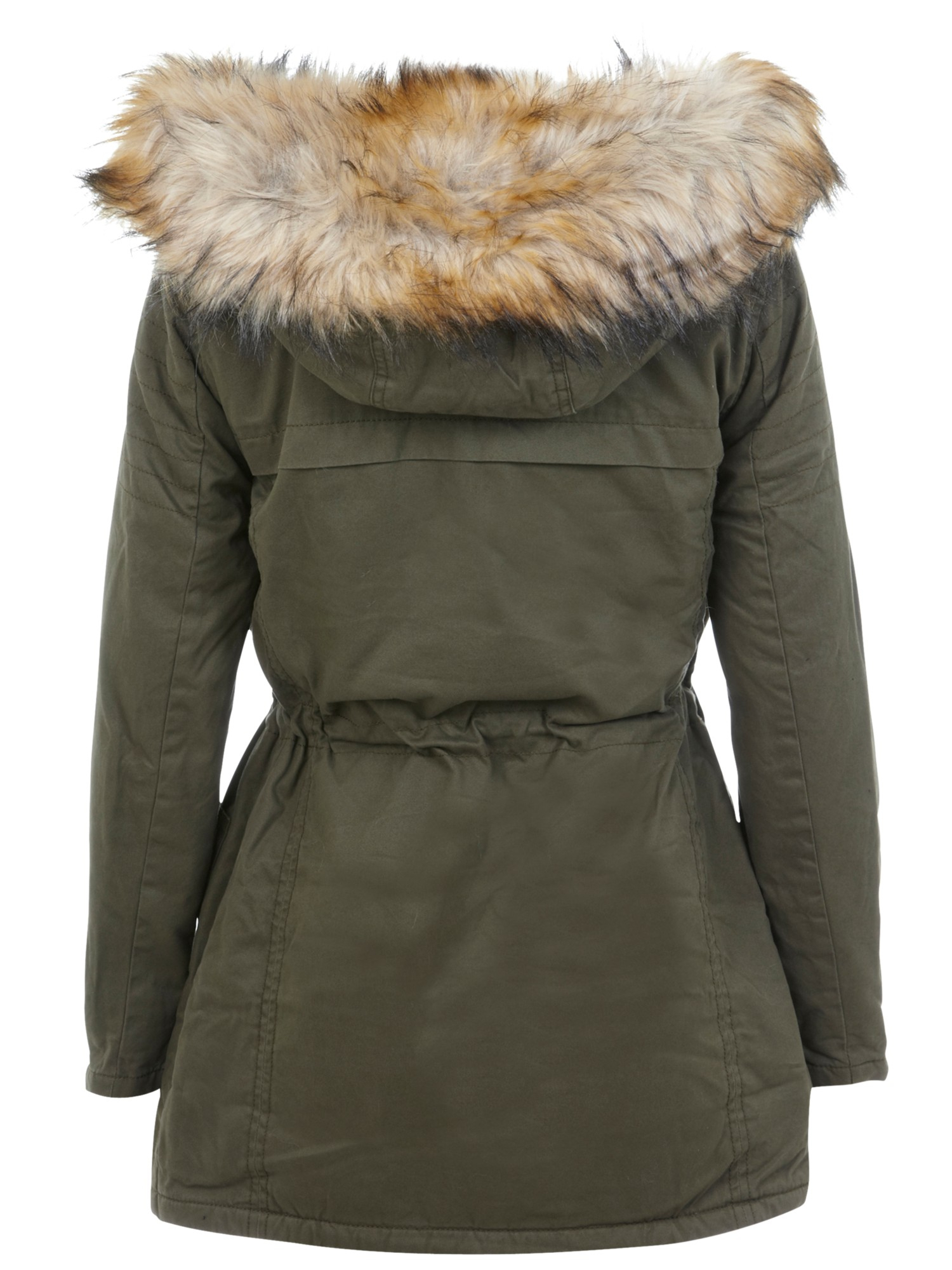 miss selfridge khaki parka
