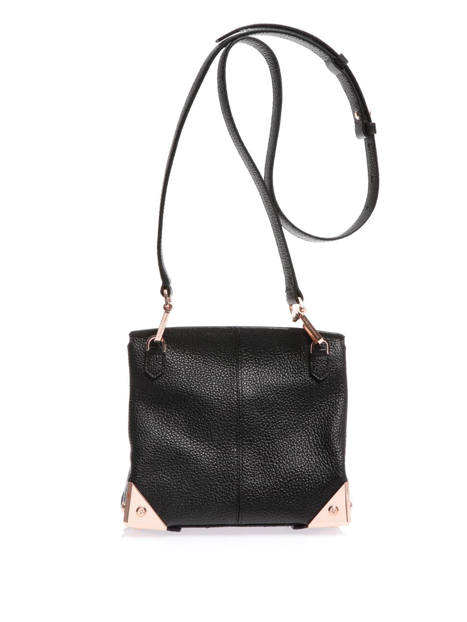Lyst - Alexander Wang Marion Small Leather Shoulder Bag in Black