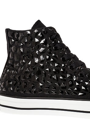 black rhinestone converse