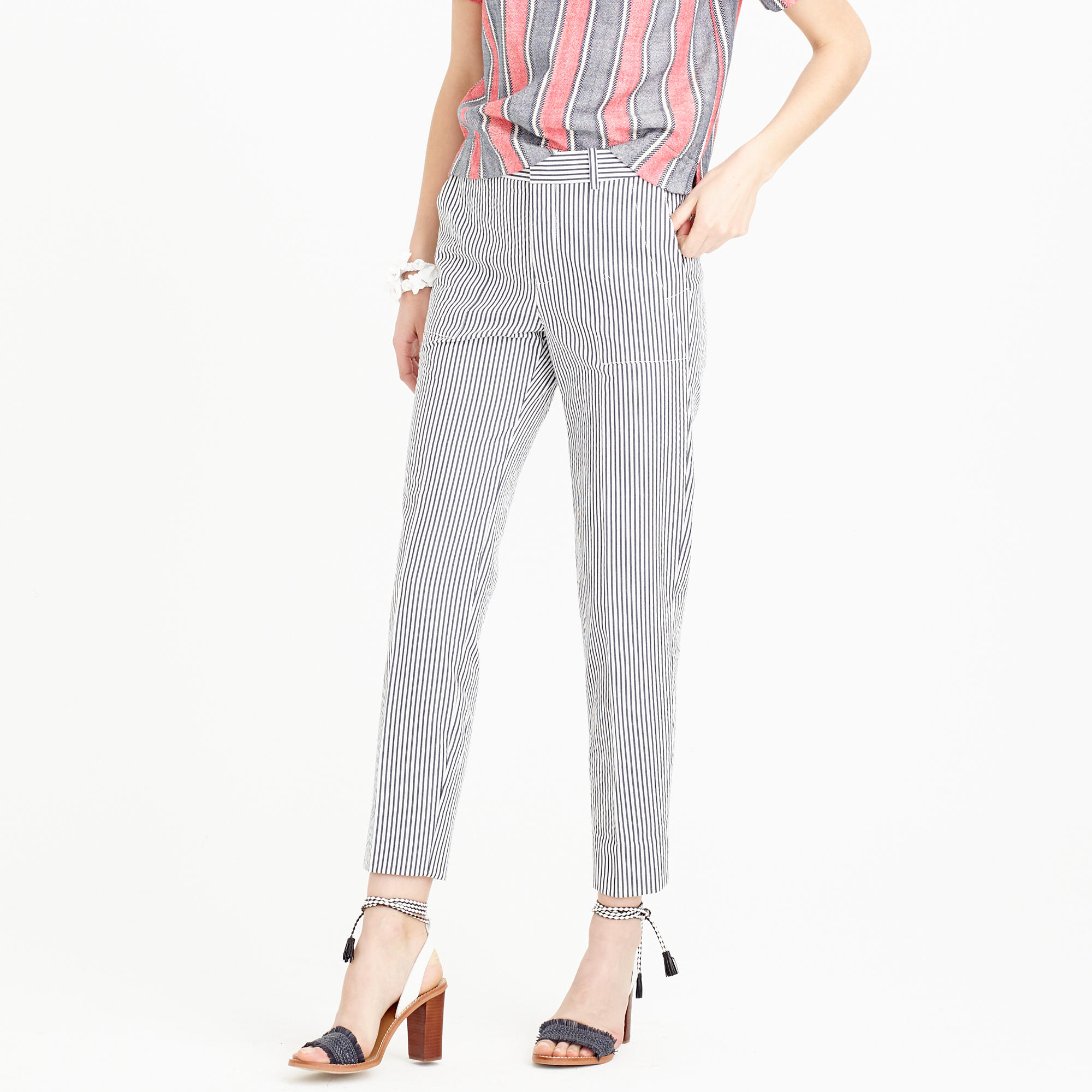 j crew white pants