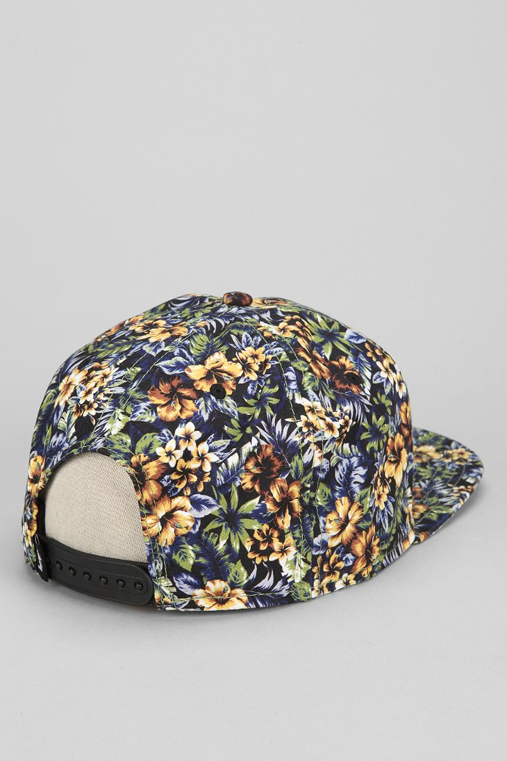 Stussy Island Floral Snapback Hat for Men | Lyst