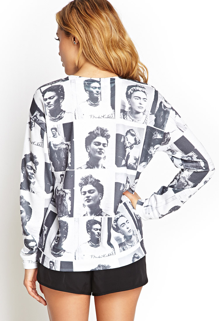 frida kahlo sweatshirt forever 21