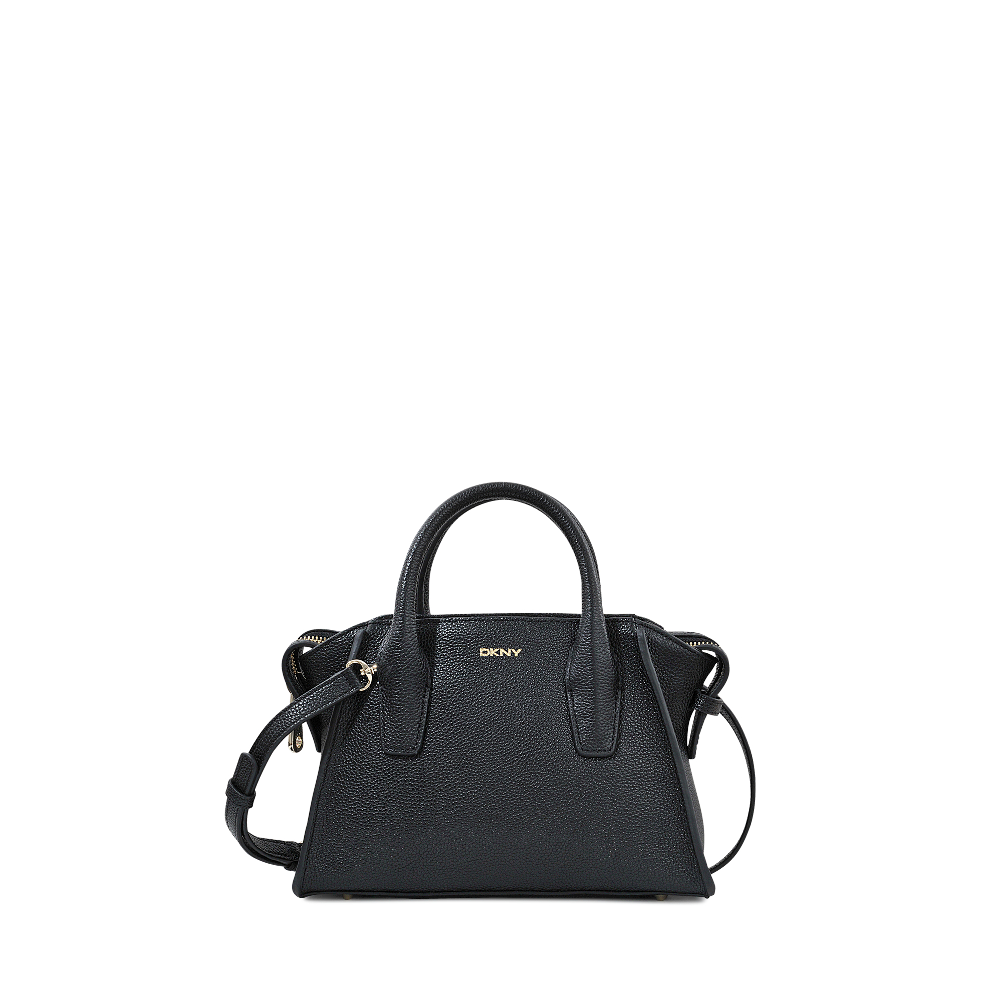 DKNY Leather Mini Satchel Chelsea Bag in Black - Lyst