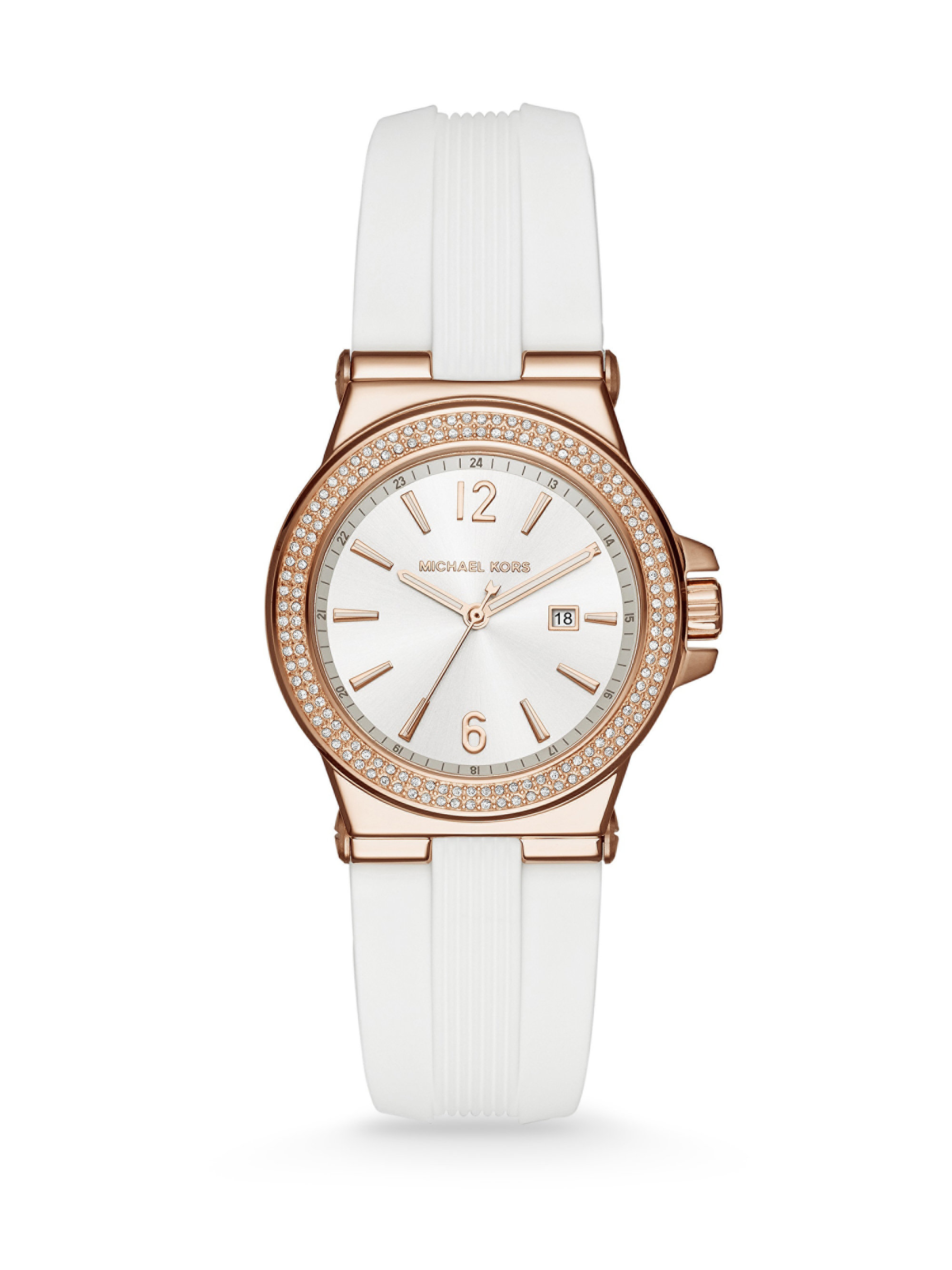 michael kors sterling silver watch